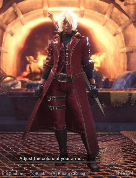 dante armor mhw.